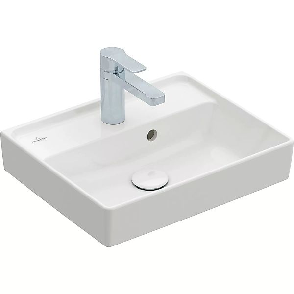 Villeroy & Boch Handwaschbecken Collaro 45 cm mit Hahnloch und Überlauf günstig online kaufen