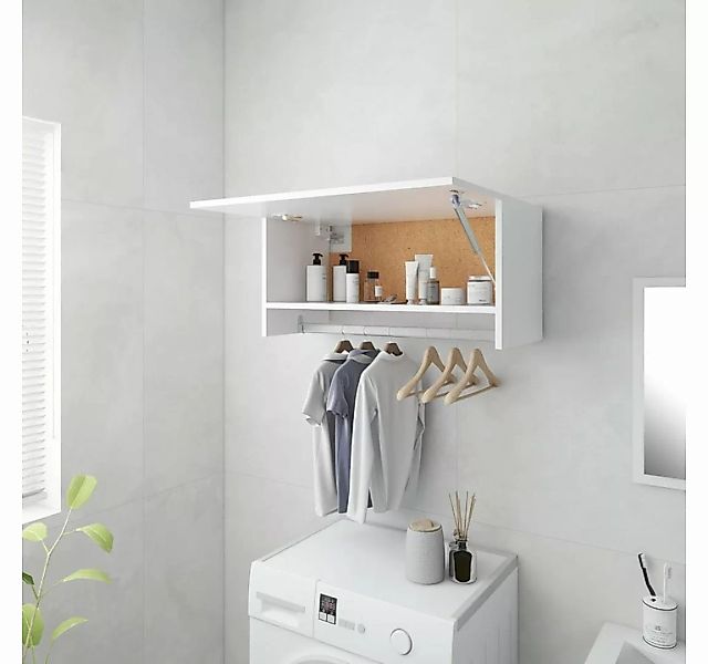 furnicato Kleiderschrank Weiß 70x32,5x35 cm Holzwerkstoff günstig online kaufen