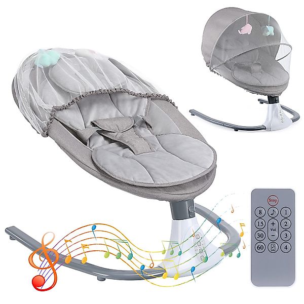 LOVONLIVE Babywippe Intelligenter elektrischer Babyschaukelstuhl, faltbar, günstig online kaufen