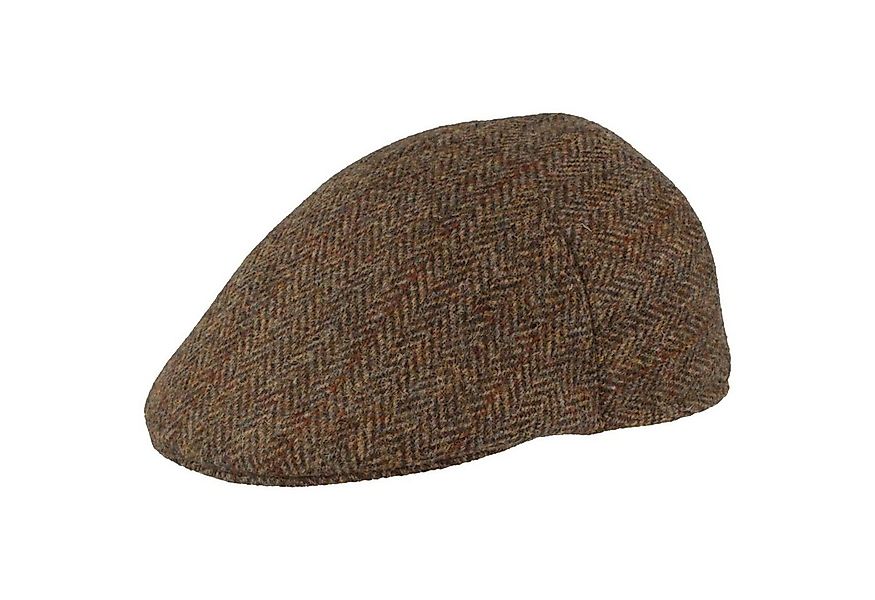 Breiter Schiebermütze Harris-Tweed knautschbare Flatcap Schirmmütze / Hut-B günstig online kaufen