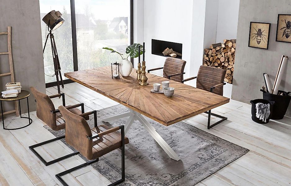 SIT Esstisch "Tops&Tables", aus recyceltem Altholz Teak günstig online kaufen