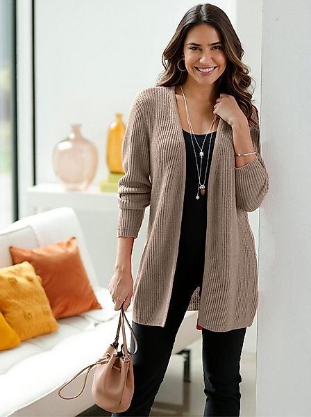 Sieh an! Strickjacke Long-Strickjacke Langarm Sonstiger Warencharakter günstig online kaufen