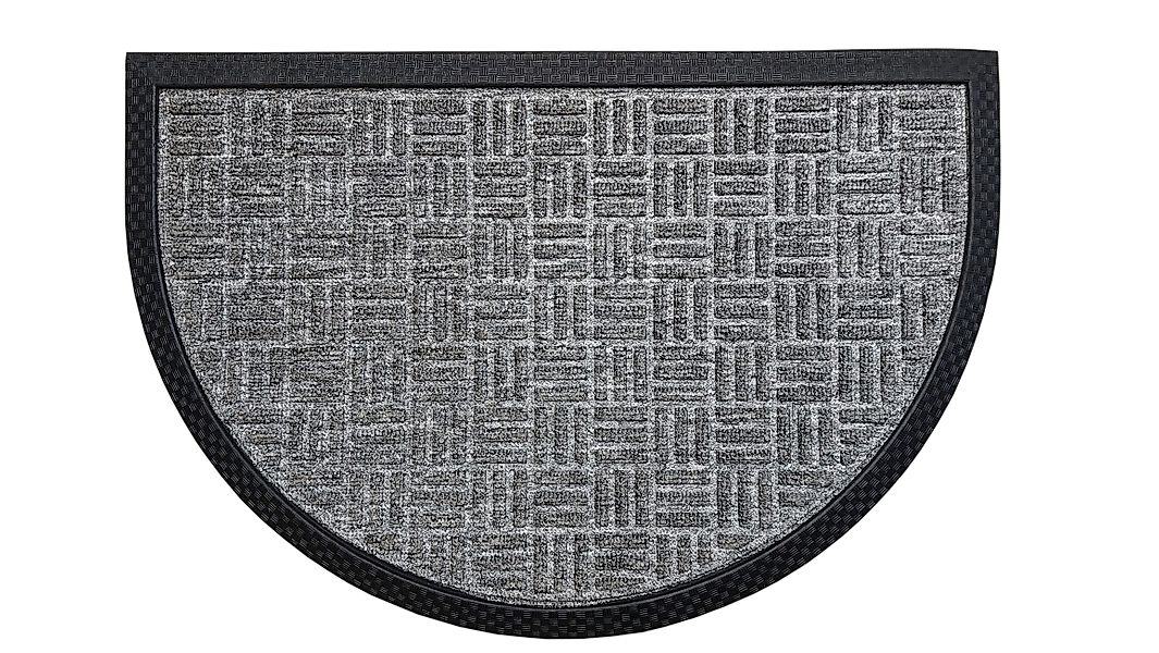 oKu-Tex Fußmatte "SUPER", Indoor & Outdoor, Türvorleger halbrund, wetterfes günstig online kaufen