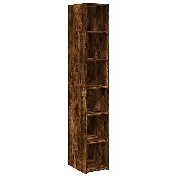 vidaXL Highboard Räuchereiche 30x41x185 cm Holzwerkstoff 846415 günstig online kaufen