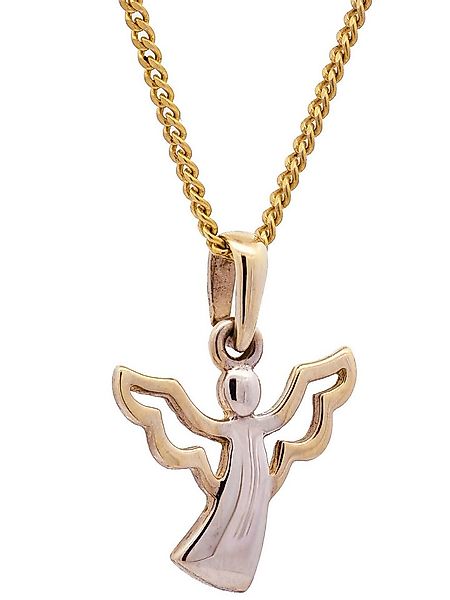 HOPLO Engelanhänger Gold Anhänger Engel mit Goldkette 333-8 Karat Gold rhod günstig online kaufen
