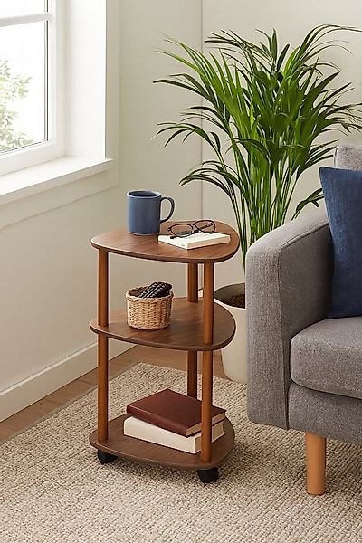 moebel-direkt-online Regal mit Rollen in zwei Farben günstig online kaufen