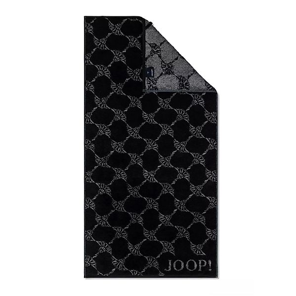 JOOP! Handtuch Joop! Handtuch Duschtuch Gästetuch Cornflower 1611-90 Schwar günstig online kaufen