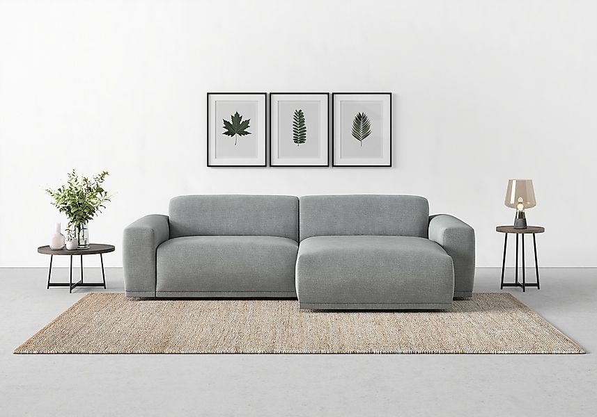 TRENDMANUFAKTUR Ecksofa "Braga, mit hochwertigem Kaltschaum, L-Form, in Cor günstig online kaufen