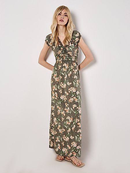 Apricot Maxikleid Flowing Jasmine Kleid günstig online kaufen