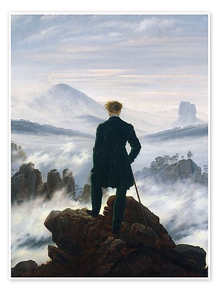 Posterlounge Poster Caspar David Friedrich, Der günstig online kaufen
