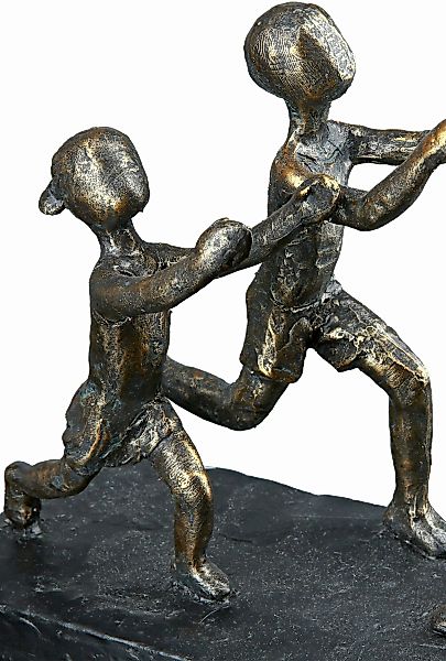 Casablanca by Gilde Dekofigur »Skulptur In meine Arme, bronzefarben/grau« günstig online kaufen