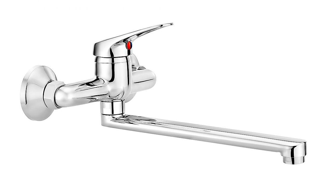 Deante Spültischarmatur LOBO Küchenarmatur Wandmontage Schwenkauslauf offen günstig online kaufen