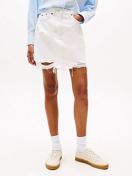 Tommy Jeans Jeansrock MOM SKIRT CI8091 mit Destroyed Effekt günstig online kaufen