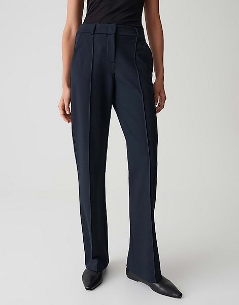 OPUS PANTS Stoffhose LUANE LONG aus nachhaltigem Viskose Mix Mid Rise, Long günstig online kaufen