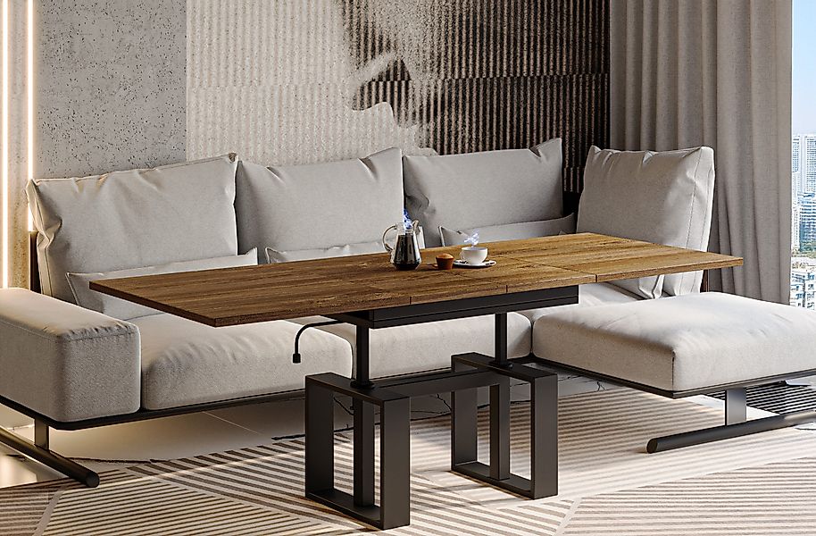Endo-Moebel Couchtisch Empoli - ausziehbar 110-170cm günstig online kaufen