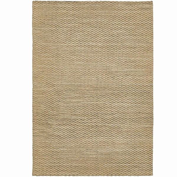HOMCOM Teppich aus Wolle Greige 140 x 70 x 1 cm günstig online kaufen