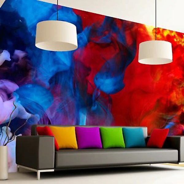 artgeist Fototapete Colored flames mehrfarbig Gr. 250 x 175 günstig online kaufen
