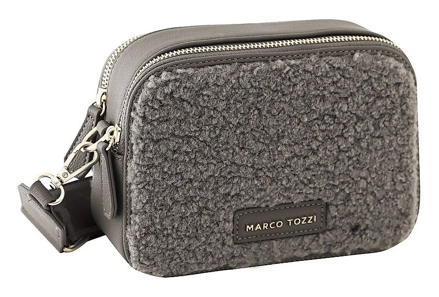 MARCO TOZZI Umhängetasche, Damen Kamerabag, Minibag im Teddy-Look günstig online kaufen