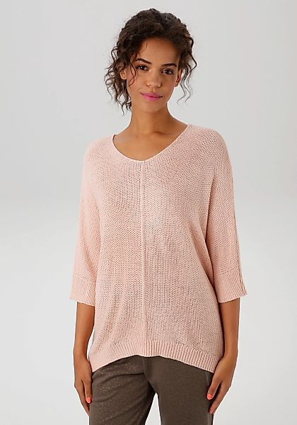 Aniston CASUAL Strickpullover, im ausdrucksvollem Perl-Muster günstig online kaufen