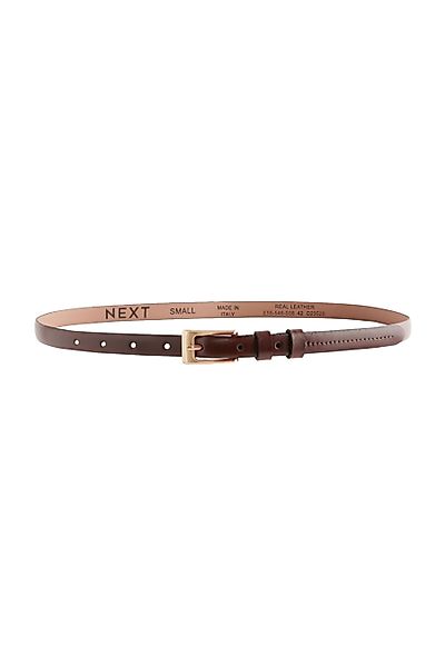 Next Ledergürtel Micro Skinny Gürtel aus günstig online kaufen