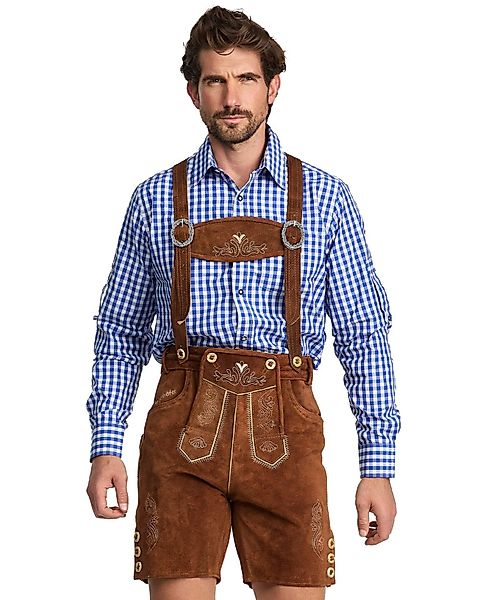 Steigenhöfer Manufaktur Trachtenlederhose "ANTON" kurze Trachtenhosen günstig online kaufen
