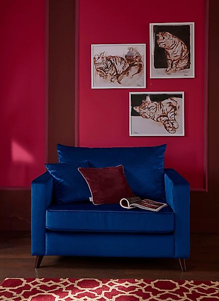 Home affaire Loveseat "Renesse", lose Kissen, Keder an Sitzkissen günstig online kaufen