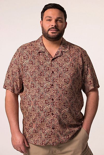 Men Plus Kurzarmhemd Viskose-Hemd Halbarm Cubakragen Cuba Fit günstig online kaufen