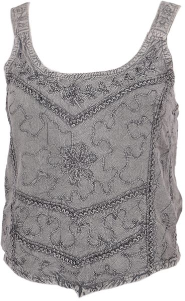 Guru-Shop T-Shirt Besticktes Top Boho chic, günstig online kaufen