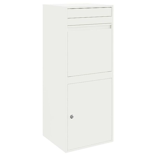 vidaXL Briefkasten Paketdrop-Box Weiß 41 x günstig online kaufen