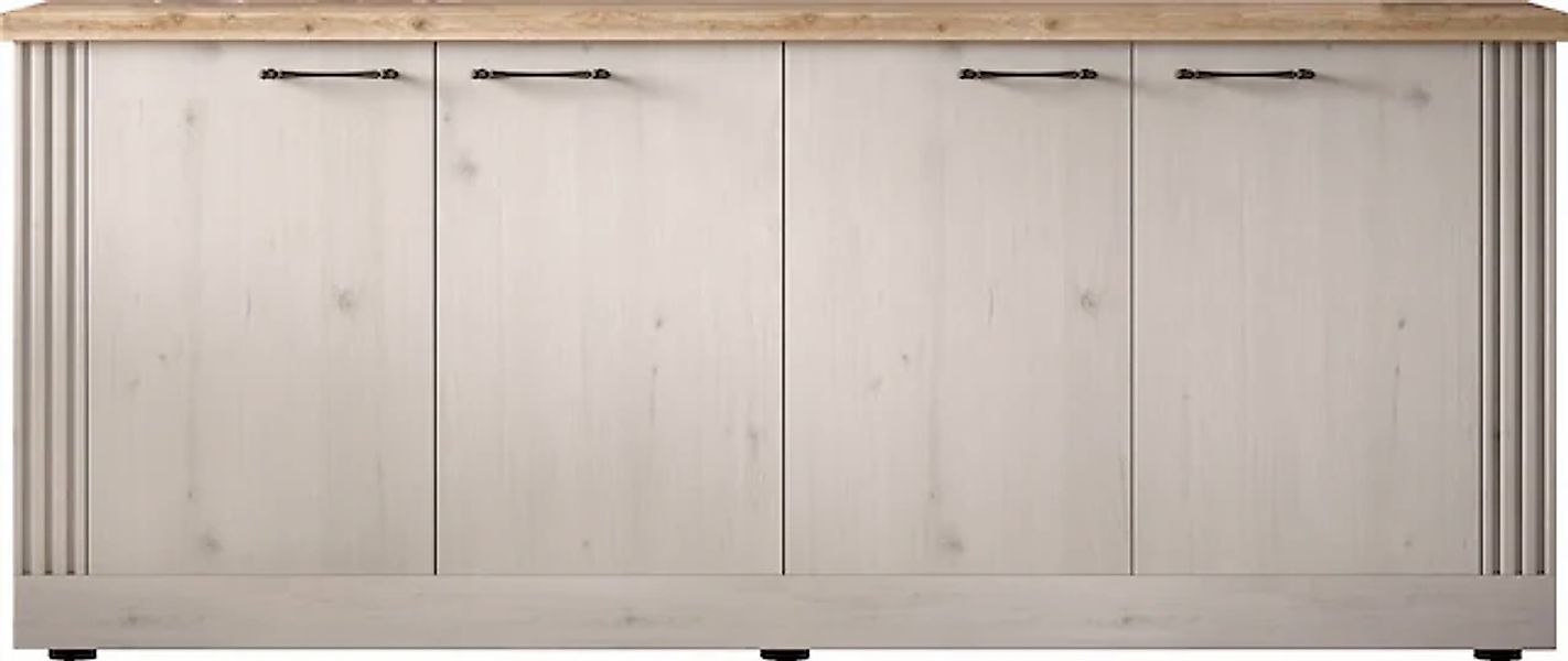 Home affaire Sideboard »Country Breite 211 cm, Kommode mit 4 Türen, Anricht günstig online kaufen
