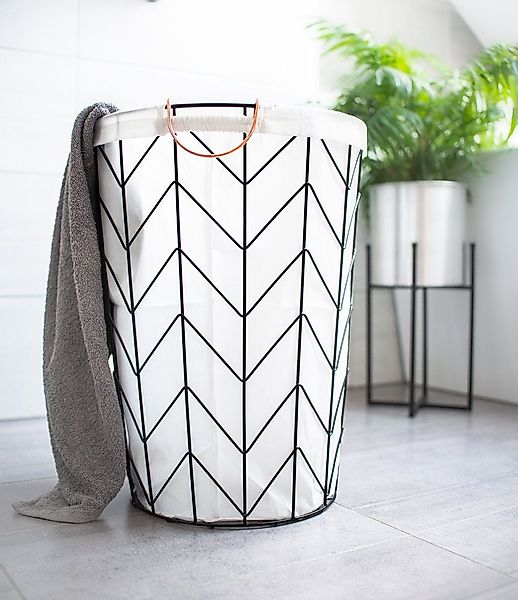 Sendez Aufbewahrungskorb aus Metall 40L Wäschekorb günstig online kaufen