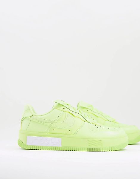 Nike – Air Force 1 Fontanka – Sneaker in Gelb günstig online kaufen