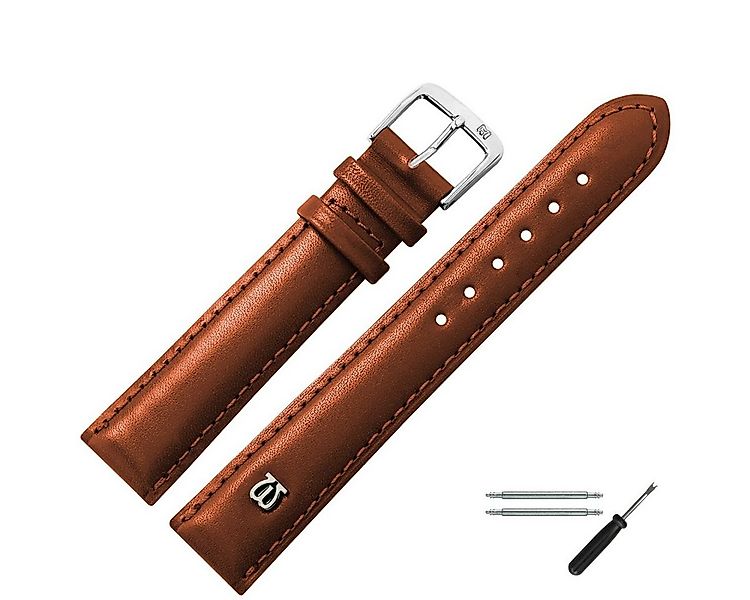 MARBURGER Uhrenarmband 20mm Leder günstig online kaufen