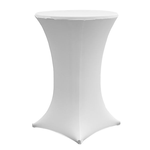 TRUTZHOLM Stehtischhusse Stretch 70cm Weiß günstig online kaufen