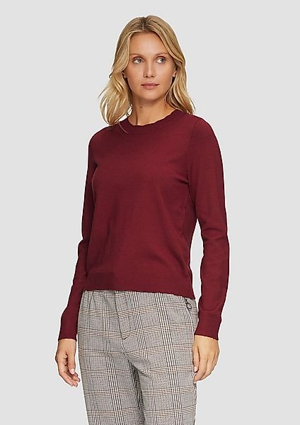 s.Oliver Longpullover Strickpullover Weicher Pullover mit Rundhalsausschnit günstig online kaufen