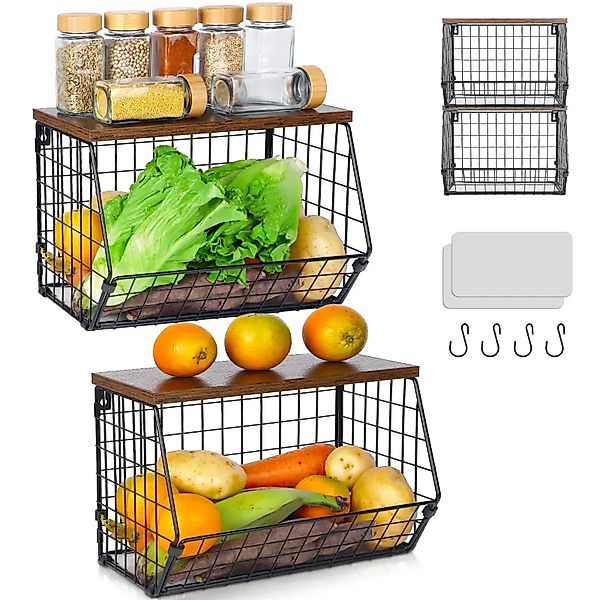 Rhein Beleuchtung Standregal Obstkorb hängend, hängekorb günstig online kaufen