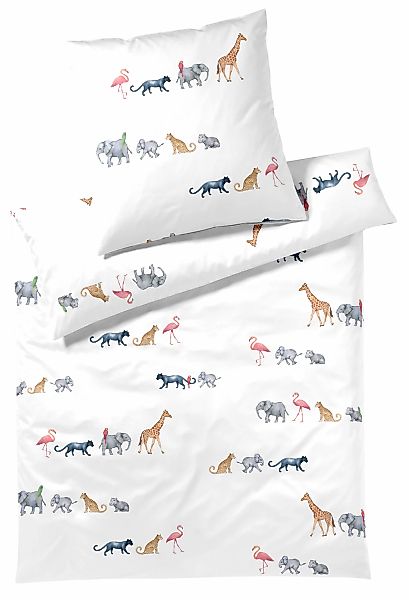 Elegante Bettwäsche "Parade" 2 Stk. tlg. angenehmes Hautgefühl günstig online kaufen