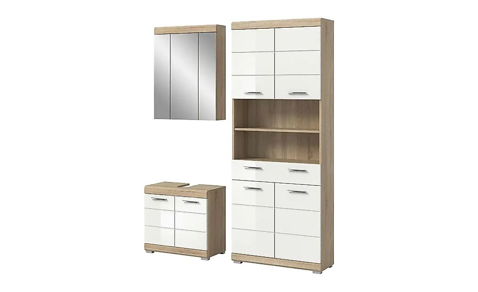 Badkombination   ¦ holzfarben ¦ Maße (cm): B: 149 H: 191 Schränke > Badschr günstig online kaufen