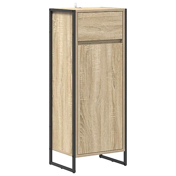 vidaXL Badezimmerschrank mit Tür Sonoma 40 x 30 x 100 cm Holzwerkstoff 8864 günstig online kaufen