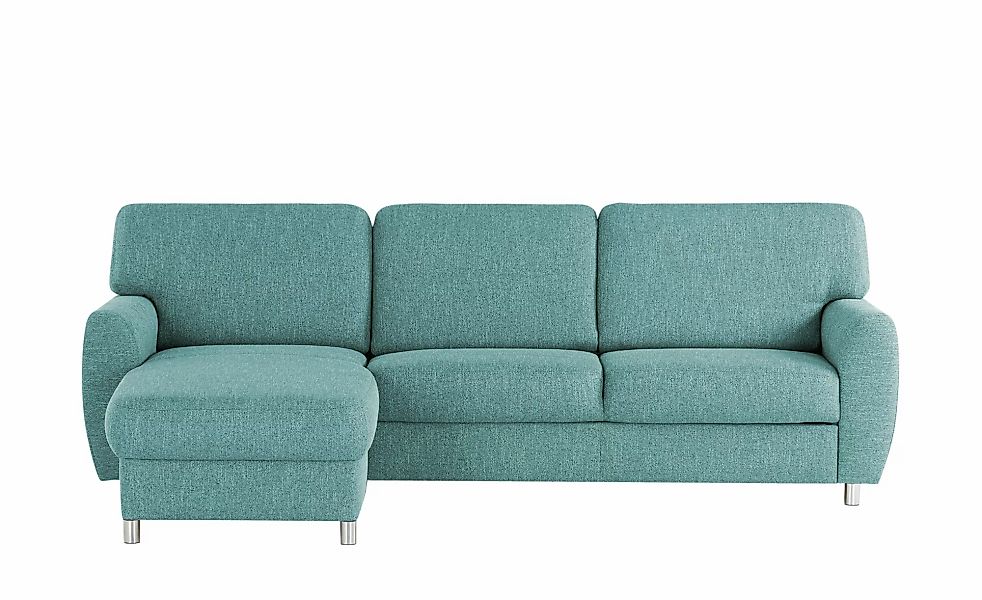 smart Ecksofa  Valencia ¦ türkis/petrol ¦ Maße (cm): B: 263 H: 90 T: 173.0 günstig online kaufen