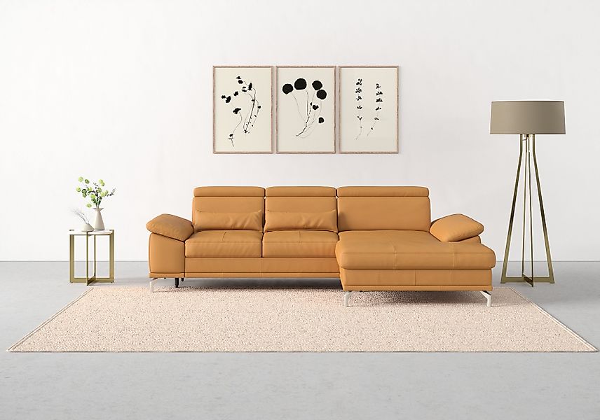 sit&more Ecksofa Cabrio L-Form, mit Sitztiefenverstellung, günstig online kaufen