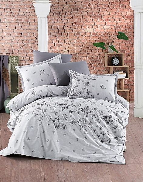 ROLFNERS Bettwäsche, Grau, 135x200cm, 155x220cm, 200x200cm, günstig online kaufen
