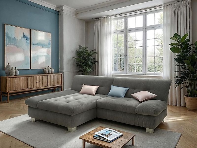 DOMO collection Ecksofa »100031 kompakte Stellmaße, komfortabel und bequem, günstig online kaufen