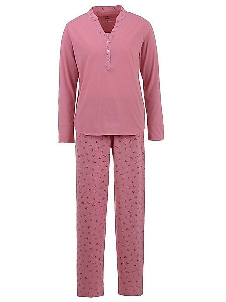zeitlos Schlafanzug Pyjama Set Langarm - Ginko Herz günstig online kaufen
