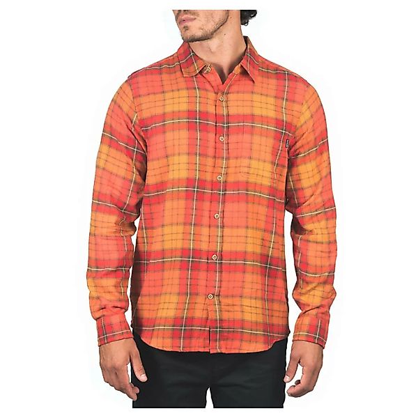Hurley Portland Flannel Langarm Hemd S Mantra Orange günstig online kaufen
