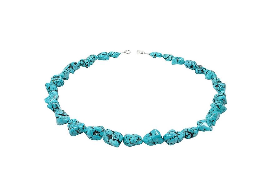 Schmuck Krone Collier Kette aus Türkis-Howlith, Silber 925 günstig online kaufen