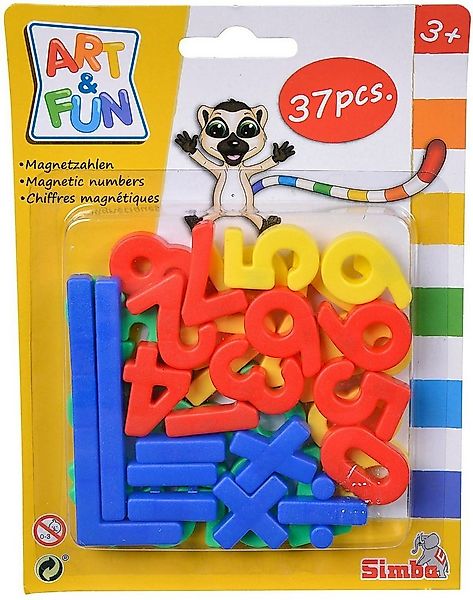 SIMBA Tafel Spielzeug Tafeln ART & FUN 37 Magnetzahlen /-zeichen 104591457 günstig online kaufen