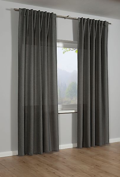 GARDINIA Gardine Schal mit Gardinenband Strukturdeko, günstig online kaufen