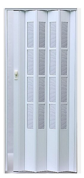 Vivaldi Falttür Schiebetür weiß Fenster Schloss H. 203 cm B. bis 100,8 cm c günstig online kaufen