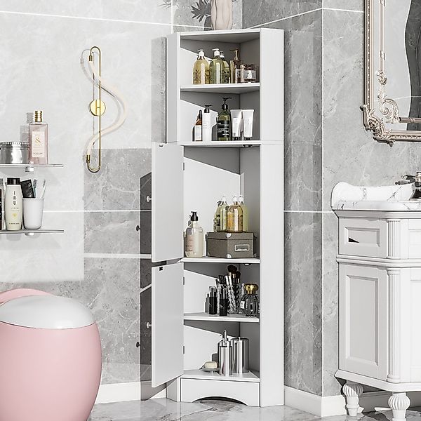 TavilaEcon Eckschrank Badmöbel, Badschrank mit zwei günstig online kaufen